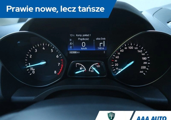 Ford Kuga cena 88000 przebieg: 82879, rok produkcji 2018 z Żyrardów małe 379